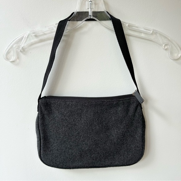 vintage Gap wool slimline zip top shoulder bag - Picture 2 of 6